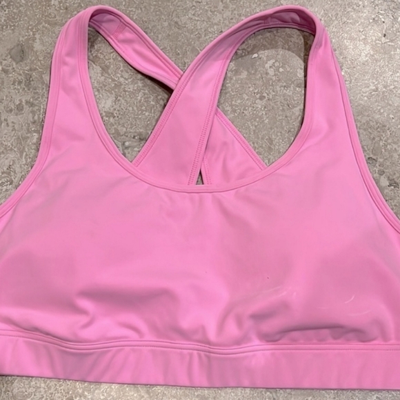 NWT 3X WOMEN'S PINK STONE MEDIUM IMPACT IDEOLOGY SPORTS BRA - Picture 2 of 11